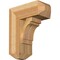 Ekena Millwork Merced Craftsman Rough Sawn Bracket w/ Offset Brace, Western Red Cedar, 8"W x 18"D x 22"H BKT0806X18X22MRC04RWR - alternate 1